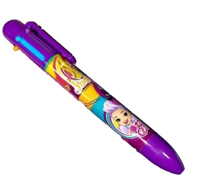 Colorful Pen 6 Ink Retractable Girly School Office Journal Diary Writing Kids  k - Image 1 of 4