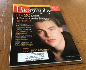 Biography magazine 20 most remarkable People Leonardo DiCaprio December 1998 - Picture 1 of 8