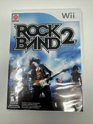 Rock Band 2 Nintendo Wii With Manual Game Consuls Wii Soundtrack - Image 1 of 4