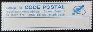 1979 - VIGNETTE de PROPAGANDE pour L'UTILISATION du CODE POSTAL NEUF ** LUXE MNH - Imagen 1 de 2