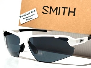 NEW Smith Optics RESOLVE White & Black ChromaPop Black Lens Sunglass - Picture 1 of 18
