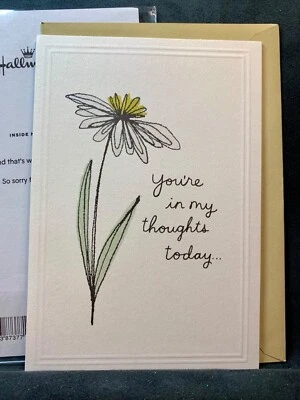 Tarjeta Hallmark Sympathy Condolences You’re in my Thoughts Foto 1 de 2