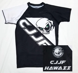 CAVEIRINHA Jiu Jitsu Academia Protección contra erupciones Camisa Para Hombre L-XL - HAWAII BJJ CJJF - Imagen 1 de 5