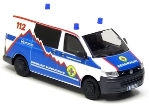 Rietze 53463 VW Volkswagen T5 GP Bus Bergwacht Schwarzwald 1:87 H0 - Picture 1 of 5