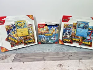 Surging Sparks Booster Bundle, 2x 3er Blister (Zapdos, Quagsire) Neu Sealed - Bild 1 von 5