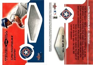 2002 Fleer Touch 'em All IVAN RODRIGUEZ Baseball Card 20TA Texas Rangers