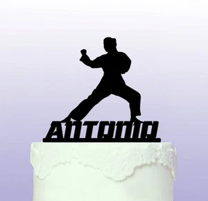 Personalisierter Kampfsport Acryl Tortenaufleger - Bild 1 von 2