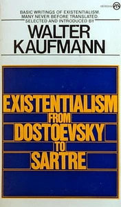 Existentialism from Dostoevsky to Sartre - Walter Kaufmann 1975 Expanded Edition - Imagen 1 de 6