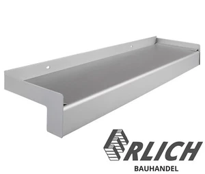 Aluminium Fensterbank Außen Silber Elox. EV1 240-400 mm Alu Klinker-Abschluss - Bild 1 von 3