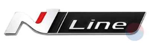 2pc front fender N Line emblem fit 2024 2025 Hyundai Elantra N Line 4-door Sedan - Picture 1 of 2