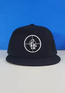 Public Enemy Old School Snapback 90s Logo Hat (Black) - Picture 1 of 6