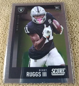 2020 Chronicles Score Henry Ruggs III RC ROOKIE CARD - Picture 1 of 2