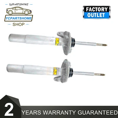 Pair Front Left Right Shock Absorbers w/EDC Fit 2001-2008 BMW E65 E66 750i 760Li - Image 1 of 4