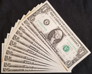 SERIES 1981A $1 FRN COMPLETE 12-NOTE FEDERAL RESERVE DISTRICT SET - Picture 1 of 2