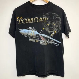 Camicia jet caccia vintage anni 90 aereo militare Tom Cat anni 90 vintage - Foto 1 di 2