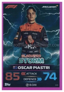 #335 OSCAR PIASTRI (GLADIADORES) TURBO PARALELO ATTAX 2023 - Imagen 1 de 1