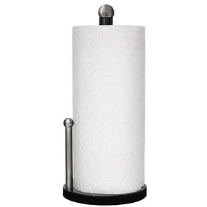 Paper Towel Holder Countertop With Weighted Base Easy Onehanded Tear Paper Towel - Picture 1 of 7