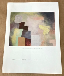 Robert Natkin Galerie Ausstellung Anzeige 1995 Vintage Magazin Kunst Show Druck Hitchcock - Bild 1 von 1
