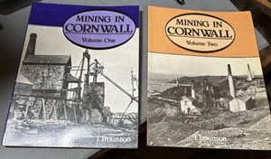 2 Mining in Cornwall Books 1850-1960 Volumes One & Two By J H Trounson Glossy PB - Picture 1 of 9