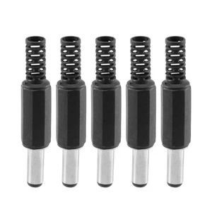 5 Stück 5,5 mm x 2,5 mm Stecker Klinke DC Stecker Buchse Jack Adapter Stecker C3P1 - Bild 1 von 7