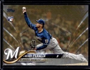 2018 Topps Update Series GOLD #US39 Freddy Peralta 0173/2018 Brewers Rookie Rc - Bild 1 von 2