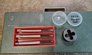 S.K.F. / DORMER M12 - 1,75 HSS GERADE FLÖTENGEWINDEBOHRER SET & EINE MATRIZE - Bild 1 von 6