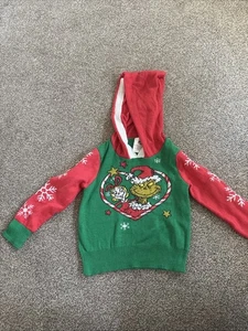 The Grinch Kapuzenpullover Pullover - Größe 2T - Bild 1 von 9