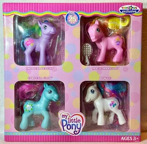Paquete de 4 celebraciones de 25 cumpleaños My Little Pony ~ exclusivo de Toys R Us - Imagen 1 de 2