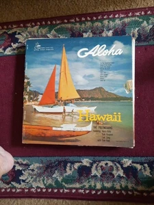 The Polynesians Aloha Hawaii (Vinyl, 1957) Crown Records CLP 5044 LP Record - Picture 1 of 4