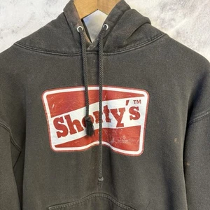 Shortys Skate Hoodie Sweatshirt Mens XL Faded Blue Skateboard Modern - Picture 1 of 13
