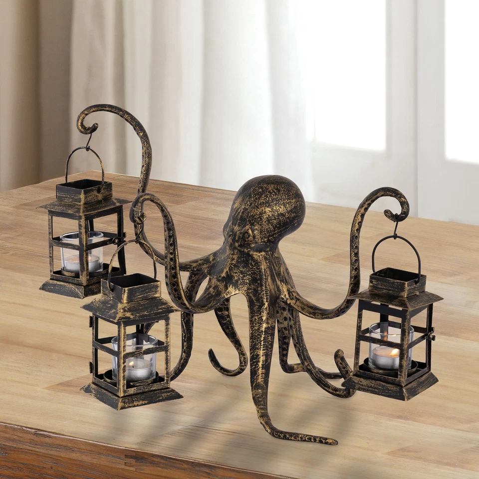 Lanterna SPI Home Octopus 13,5" x 13,0" x 13,0" 4,0 lb. Alumínio - Imagem 1 de 1