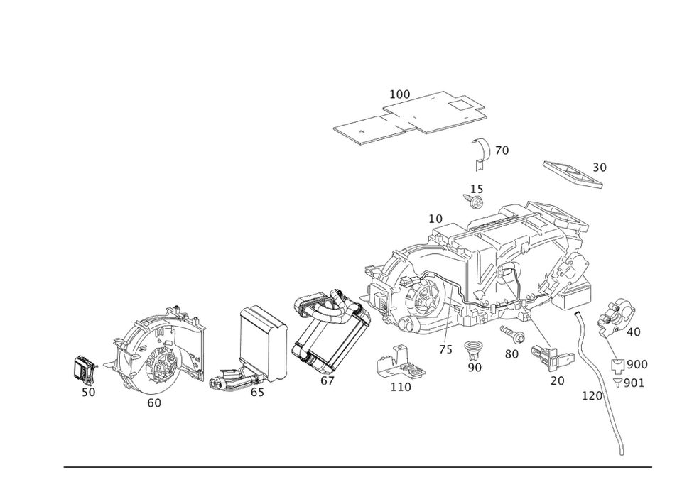 Regulador soplador original Mercedes-Benz 221-870-38-58 Foto 1 de 1