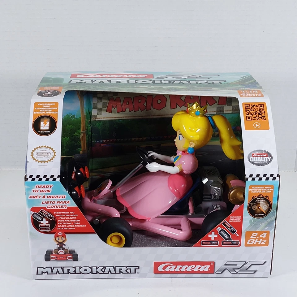 Carrera 00986P - Nintendo Mario Kart 1/18 Scale RC Car RTR Peach