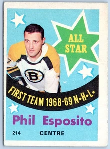 PHIL ESPOSITO ALL-STAR 1969-70 O-PEE-CHEE 69-70 #214 sehr guter Zustand + 85247 - Bild 1 von 2