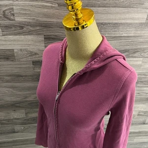 EDDIE BAUER Full Zip Up Long Sleeve Pink Hooded Sweatshirt Hoodie Damen Gr. M - Bild 1 von 12