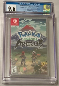 Pokemon Legends Arceus Nintendo Switch CGC Graded 9.6 A+ Sealed 1st Print - Picture 1 of 6