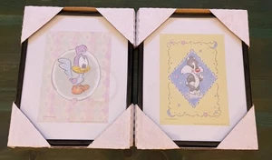 Warner Brothers 1998 Baby Sylvester & Roadrunner con cornice schizzo - Nuovo! - Foto 1 di 7