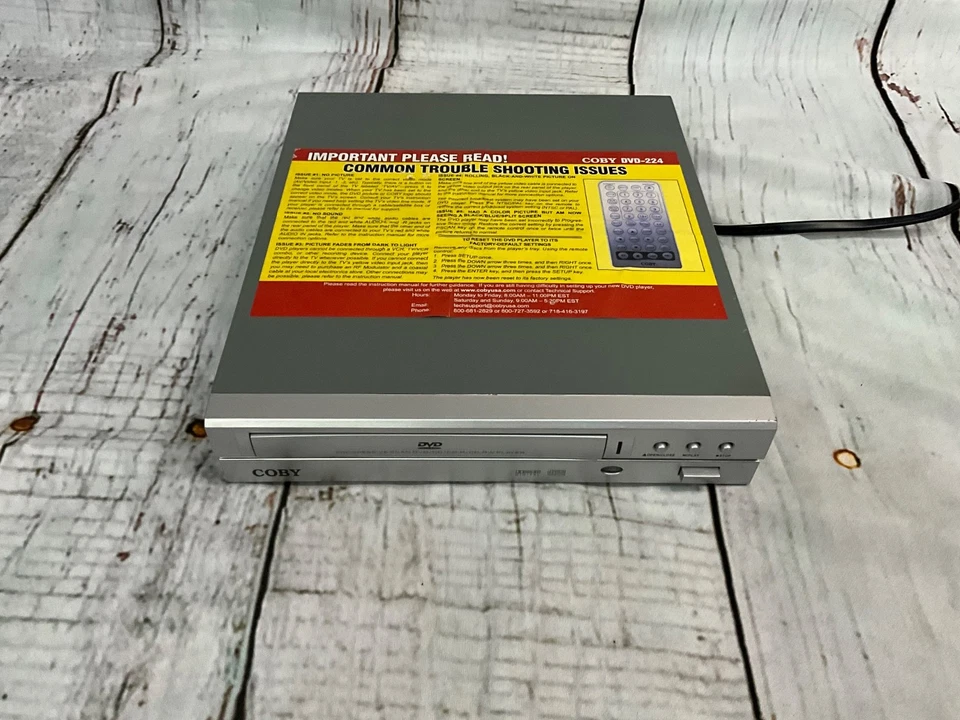 Coby DVD224 DVD Player - Image 1 of 4