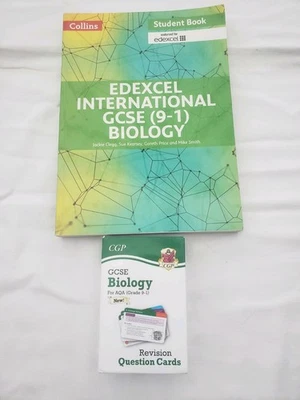 Biology GCSE Revision Bundle Edexcel Student Book & CGP Biology Revision Cards - Image 1 of 4