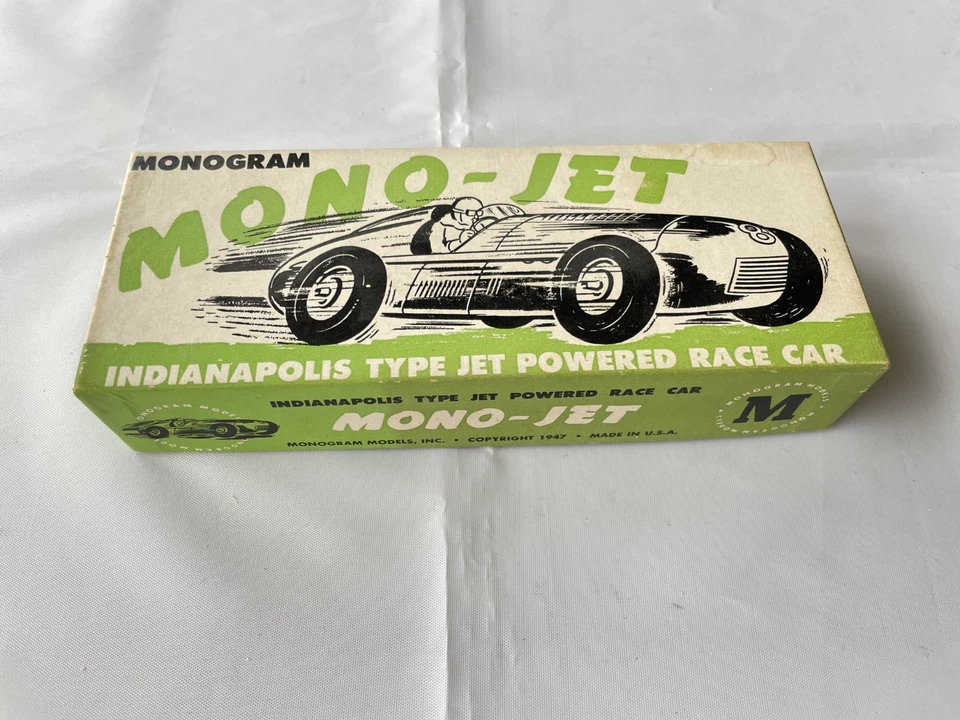 Vintage Monogram Mono-Jet Indianapolis Type Race car model kit 1/30 R3 unbuilt - Image 1 of 4