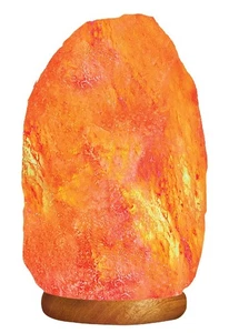 Himalayan Salt Lamp 12 Inch Wood Base - Picture 1 of 4