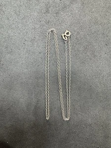 0,9 g Vintage Sterling Silber 925 Zopfkette 19 Zoll Schmuck Konvolut Y - Bild 1 von 6