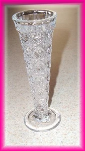 ELEGANT "WINDSOR?" CRYSTAL BUD VASE - Picture 1 of 2