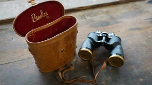 Vintage Binolux 8x40 Binoculars Japan Great Condition w/Compass Case - Picture 1 of 22