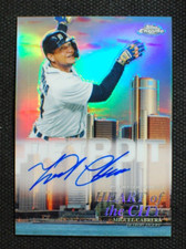 🌟 MIGUEL CABRERA 2022 Topps Chrome Heart of the City ON CARD AUTO /99 - Tigers