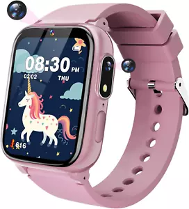 Kids Smart Watches Girls Toys Age 6-8, HD Touchscreen Dual Cameras Kids Watch fo - Picture 1 of 7