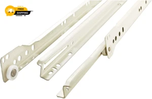 12 14 16 18-Inch D68818C-W-TS Bottom Mount Drawer Slide {Free & Fast Shipping} - Picture 1 of 13