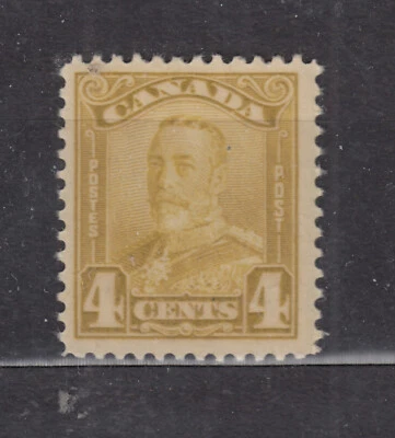 1928-1929 #152 4¢ KING GEORGE V SCROLL ISSUE  F-VF - Image 1 of 2