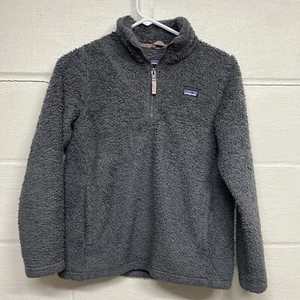 Patagonia Los Gatos Pullover Quarter Zip Mädchen Jugend Gr. XL 14 grau - Bild 1 von 4