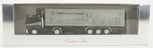 MB autoarticolato per valigie filiale Düsseldorf Herpa 1:87 H0 IMBALLO ORIGINALE [FL2-B0] - Foto 1 di 3